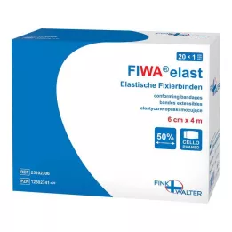 FIXIERBINDE élastique 8 cmx4 m cellophané, 1 pc