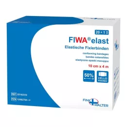 FIXIERBINDE élastique 10 cmx4 m cellophané, 1 pc