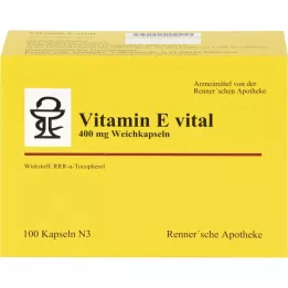 VITAMIN E VITAL 400 mg Rennersche Apotheke, 100 pcs