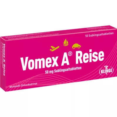 VOMEX A Reise 50 mg comprimés sublinguaux, 10 pc
