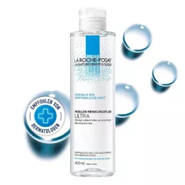 ROCHE-POSAY Fluide nettoyant micellaire peau sensible, 400 ml
