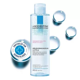 ROCHE-POSAY Fluide nettoyant micellaire peaux réactives, 400 ml