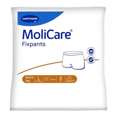 MoliCare® Fixpants jambe courte L, 3 pc