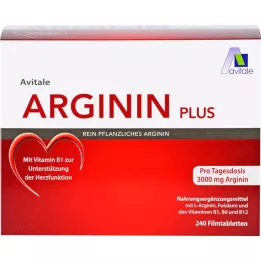 ARGININ PLUS Comprimés pelliculés de vitamines B1+B6+B12+acide folique, 240 comprimés