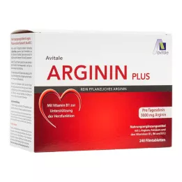 ARGININ PLUS Comprimés pelliculés de vitamines B1+B6+B12+acide folique, 240 comprimés