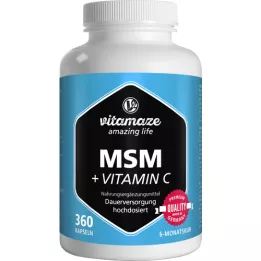 MSM HOCHDOSIERT+Gélules de vitamine C, 360 gélules
