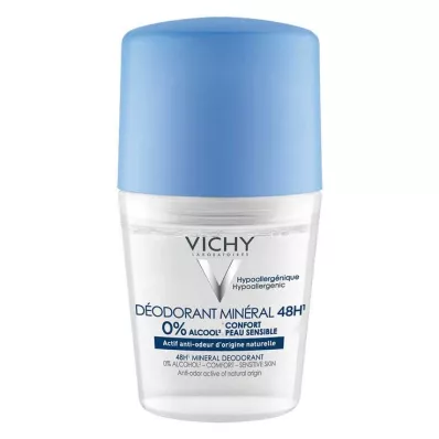 VICHY DEO Roll-on minéral 48h sans aluminium, 50 ml