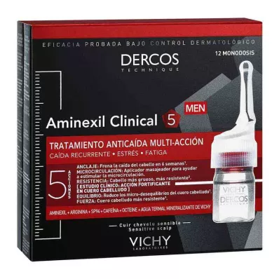 VICHY AMINEXIL Clinical 5 pour hommes, 21X6 ml