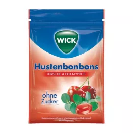 WICK Cerise sauvage &amp; Bonbons à leucalyptus sans sucre Btl, 72 g