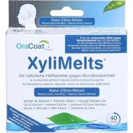 ORACOAT XyliMelts pastilles adhésives sans menthe, 40 pcs