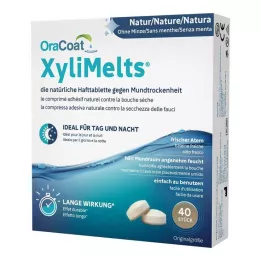 ORACOAT XyliMelts pastilles adhésives sans menthe, 40 pcs