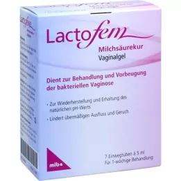 LACTOFEM Cure dacide lactique en gel vaginal, 7X5 ml