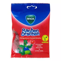 WICK Gommes pour la gorge RachenDrachen Kirsche, 75 g