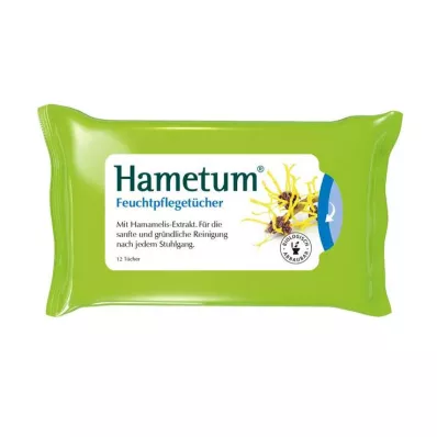 HAMETUM Lingettes humides à lhamamélis, 12 pces