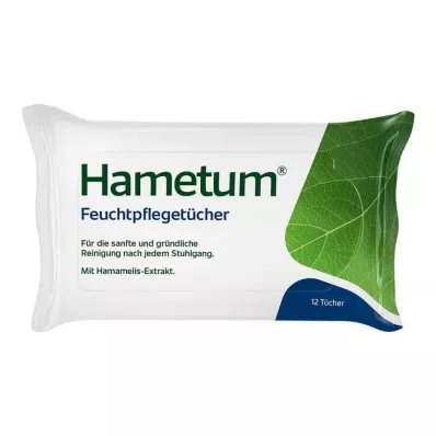 HAMETUM Lingettes humides à lhamamélis, 12 pces