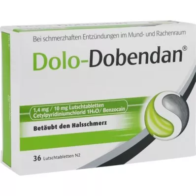 DOLO-DOBENDAN 1,4 mg/10 mg Comprimés à sucer, 36 pces