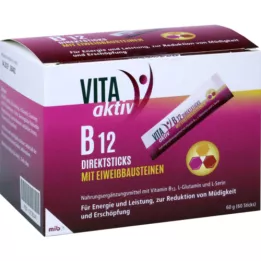 VITA AKTIV Bâtonnets de B12 avec protéines, 60 bâtonnets