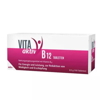 VITA AKTIV Comprimés de B12, 100 pc VITA AKTIV Comprimés de B12, 100 pc