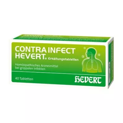 CONTRAINFECT Hevert comprimés contre le rhume, 40 pces