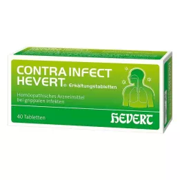 CONTRAINFECT Hevert comprimés contre le rhume, 40 pces