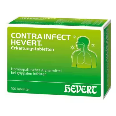 CONTRAINFECT Hevert comprimés contre le rhume, 100 pces