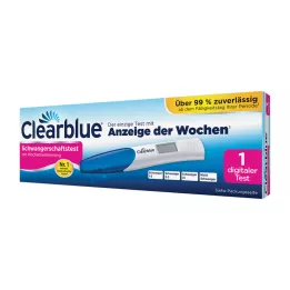 CLEARBLUE Test de grossesse avec détermination de la semaine, 1 pc