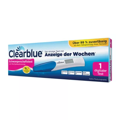 CLEARBLUE Test de grossesse avec détermination de la semaine, 1 pc