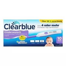 CLEARBLUE Test dovulation avancé &amp; digital, 10 pièces