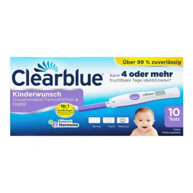 Test dovulation Clearblue Advanced &amp; numérique (10 pièces)