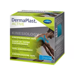 DERMAPLAST Active Kinesiology Tape 5 cmx5 m bleu, 1 pc
