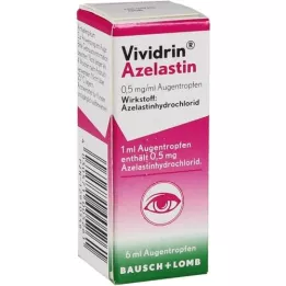VIVIDRIN Azélastine 0,5 mg/ml Collyre, 6 ml