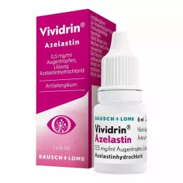 VIVIDRIN Azélastine 0,5 mg/ml Collyre, 6 ml