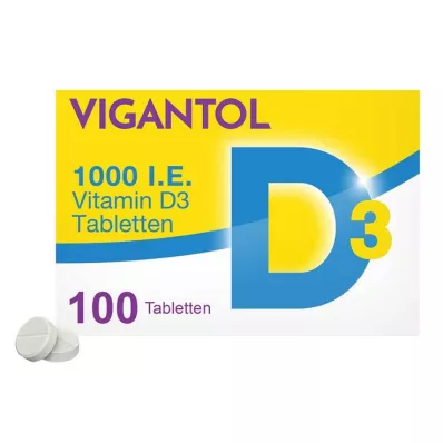 VIGANTOL Comprimés de 1.000 UI de vitamine D3, 100 unités