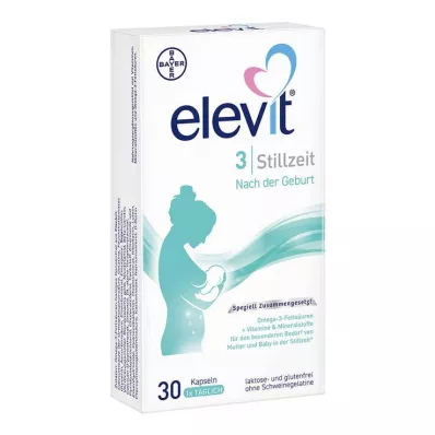 ELEVIT 3 capsules molles pour lallaitement, 30 capsules ELEVIT 3 capsules molles pour lallaitement, 30 capsules