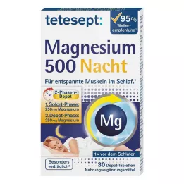 TETESEPT Comprimés de magnésium 500 nuit, 30 comprimés