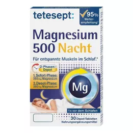 TETESEPT Comprimés de magnésium 500 nuit, 30 comprimés