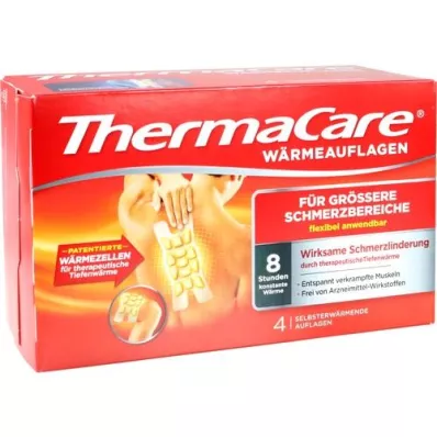 THERMACARE pour les zones de douleur plus importantes, 4 pièces