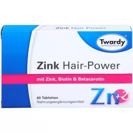 ZINK HAIR-Comprimés Power, 60 pcs