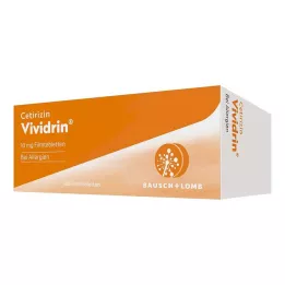 CETIRIZIN Vividrin 10 mg comprimés pelliculés, 100 pc