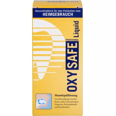 OXYSAFE Bain de bouche Liquid Prof. version dentiste, 250 ml