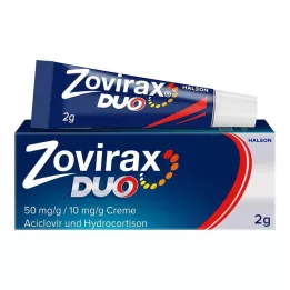 ZOVIRAX Crème Duo 50 mg/g / 10 mg/g, 2 g