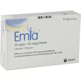 EMLA 25 mg/g + 25 mg/g de crème + 2 Tegaderm Pfl., 5 g