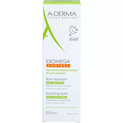 A-DERMA EXOMEGA CONTROL Bain de soin apaisant pour la peau, 250 ml