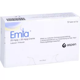 EMLA 25 mg/g + 25 mg/g de crème + 12 Tegaderm Pfl., 5X5 g
