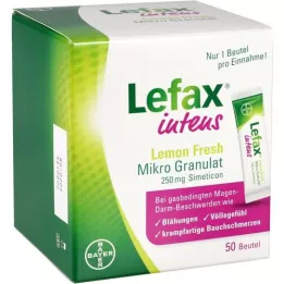 LEFAX Intense Lemon Fresh Micro Granul.250 mg Sim, 50 pcs
