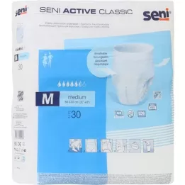 SENI Slip dincontinence Active Classic Usage unique M, 30 pièces