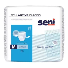 SENI Slip dincontinence Active Classic Usage unique M, 30 pièces
