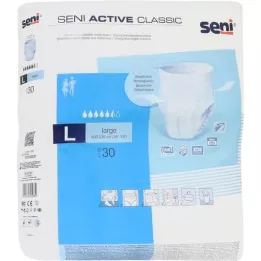 SENI Slip dincontinence Active Classic jetable L, 30 pièces