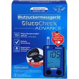 TESTAMED GlucoCheck Advance Star.-Kit mg/dl mmol/l, 1 pc