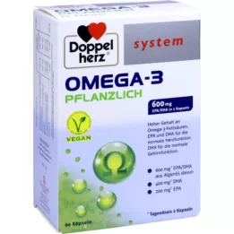 DOPPELHERZ Gélules Oméga-3 système végétal, 60 gélules